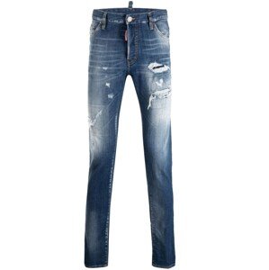 DSQUARED2 Distressed Blue rifle Veľkosť: S