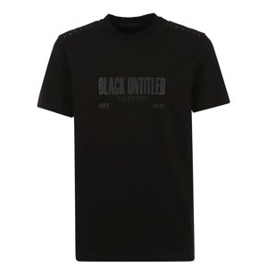 VALENTINO Untitled Black tričko Veľkosť: L