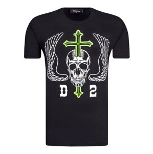 DSQUARED2 Skull Black tričko Veľkosť: S
