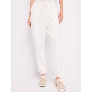 GAUDI Fleece White joggery Veľkosť: XS