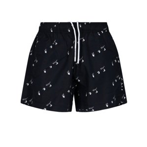 OFF-WHITE Logo Allover Black plavky Veľkosť: XL