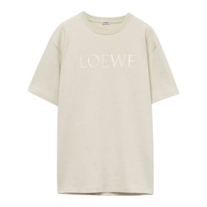 LOEWE Logo Beige tričko Veľkosť: S