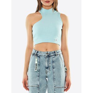 #VDR Celeste Blue Crop Top Veľkosť: L