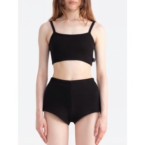 #VDR Quilted Black Crop Top Veľkosť: L