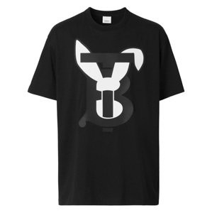 BURBERRY Rabbit Black tričko Veľkosť: XS