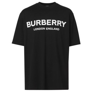 BURBERRY Logo Black tričko Veľkosť: S