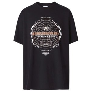 BURBERRY Totnes Black tričko Veľkosť: L