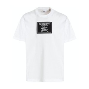 BURBERRY Patch White tričko Veľkosť: M