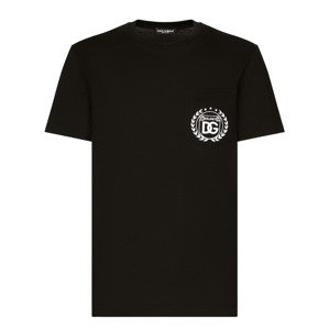DOLCE & GABBANA Milano Black tričko Veľkosť: L