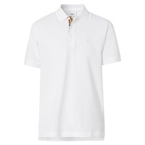 BURBERRY Eddie White polo tričko Veľkosť: S