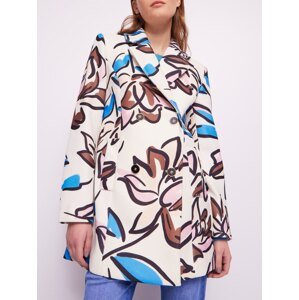GAUDI Floral Colorful kabát Veľkosť: XL