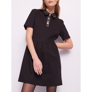 GAUDI Polo Black šaty Veľkosť: M