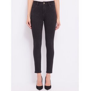 GAUDI Skinny Rhinestones Black rifle Veľkosť: 25/XS