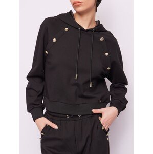 GAUDI Buttons Black mikina Veľkosť: L