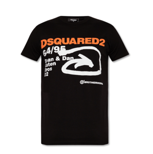 DSQUARED2 Brotherhood Black tričko Veľkosť: M
