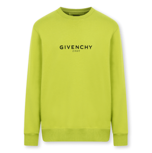 GIVENCHY Logo Fluo Yellow mikina Veľkosť: S