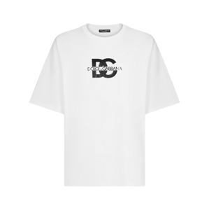 DOLCE & GABBANA DG Monogram White tričko Veľkosť: M