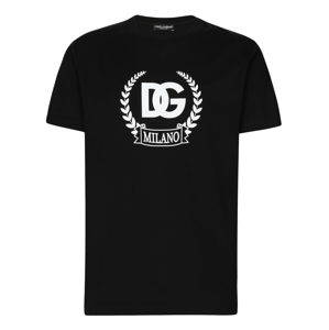 DOLCE & GABBANA Maison Black tričko Veľkosť: XL
