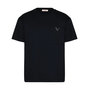 VALENTINO Detail Black tričko Veľkosť: XL