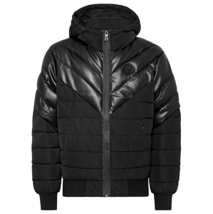 PLEIN SPORT Nylon Puffer Black bunda Veľkosť: XXL