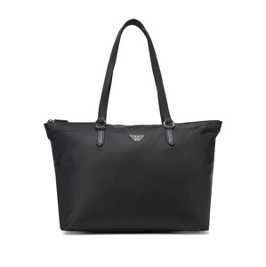 EMPORIO ARMANI Logo Black shopper kabelka