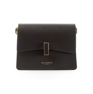 SARA BURGLAR Veronica Marrone crossbody kabelka