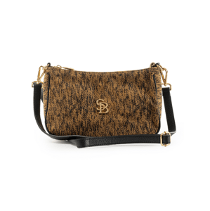 SARA BURGLAR Nice Lana Cuoio crossbody kabelka