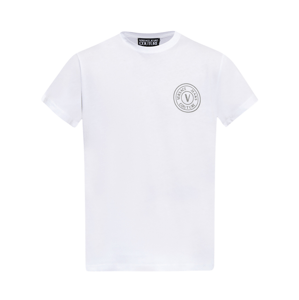 VERSACE JEANS COUTURE Vemblem White tričko Veľkosť: M