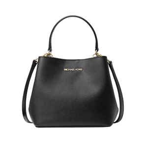 MICHAEL KORS Pratt Black crossbody kabelka