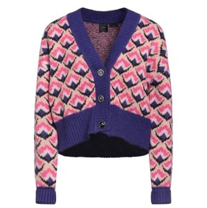 PINKO Jacquard Multicolor sveter Veľkosť: S