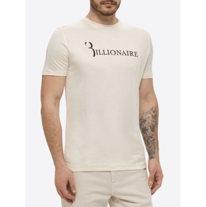 BILLIONAIRE Flavio Beige tričko Veľkosť: XL