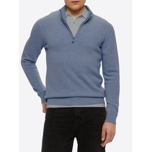 BILLIONAIRE Half Zip Blue sveter Veľkosť: L