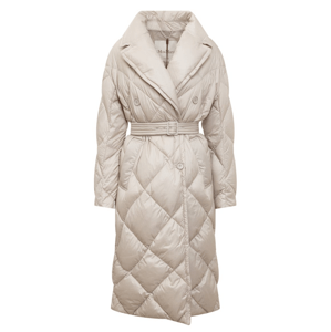 MAX MARA Quilted Beige kabát Veľkosť: M