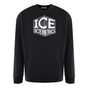 ICEBERG Silver Black mikina Veľkosť: L
