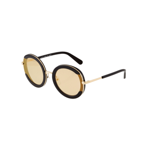SALVATORE FERRAGAMO Round Black slnečné okuliare