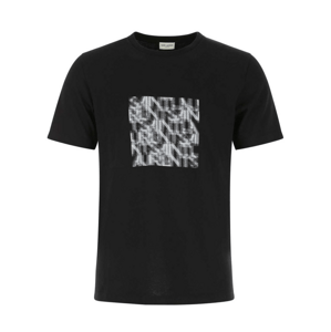 SAINT LAURENT Graphic Black tričko Veľkosť: L