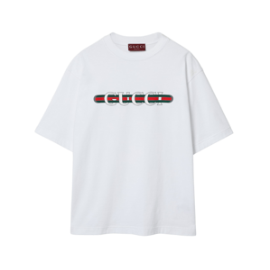 GUCCI Logo White tričko Veľkosť: L