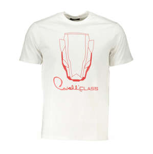 CAVALLI CLASS Panther White tričko Veľkosť: 3XL