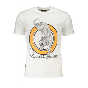 CAVALLI CLASS Leopard White tričko Veľkosť: XL