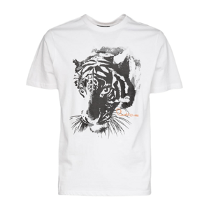 CAVALLI CLASS Tiger White tričko Veľkosť: L