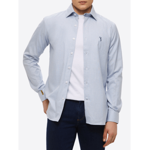 BILLIONAIRE Sky Light Blue košeľa Veľkosť: 3XL