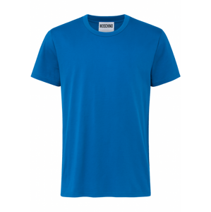 MOSCHINO COUTURE Back Logo Blue tričko Veľkosť: XS