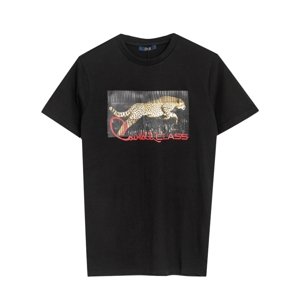 CAVALLI CLASS Leopard II. Black tričko Veľkosť: 3XL