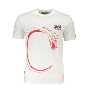CAVALLI CLASS Snake White tričko Veľkosť: XL