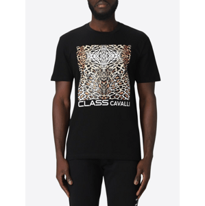 CAVALLI CLASS Cheetah Black tričko Veľkosť: XL
