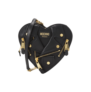 MOSCHINO Heart Black crossbody kabelka
