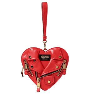 MOSCHINO Heart Red crossbody kabelka