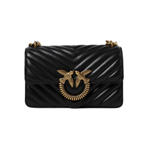 PINKO Love One Mini Black crossbody kabelka
