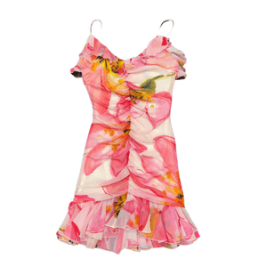 GAUDI Floral Pink šaty Veľkosť: S