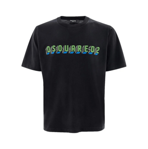 DSQUARED2 Mirror Black tričko Veľkosť: L
